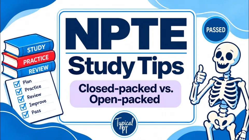 5 Essential NPTE Study Tips for Understanding Open vs Closed Packed Positions
