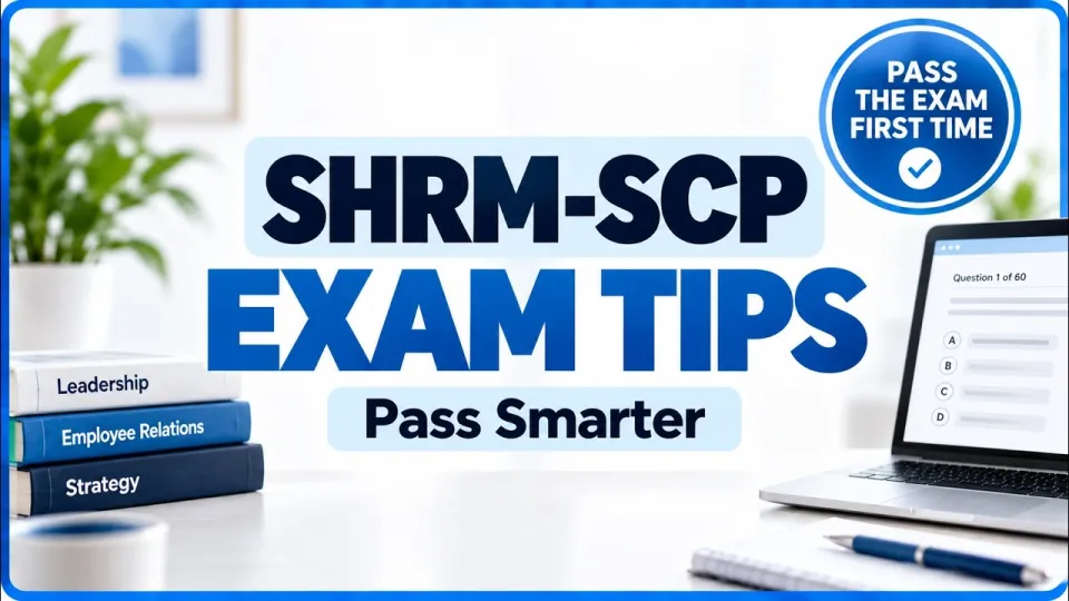How to Pass the SHRM-SCP Exam with Strategic HR Leadership Tips